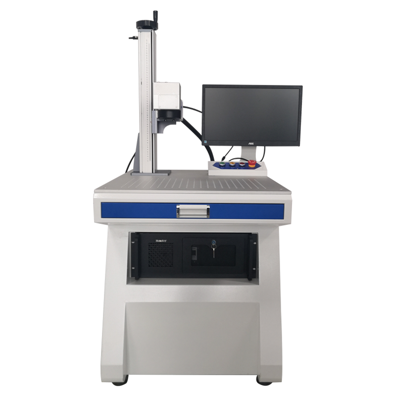 50w Autofocus Fiber Laser Marking Machine With Rotary