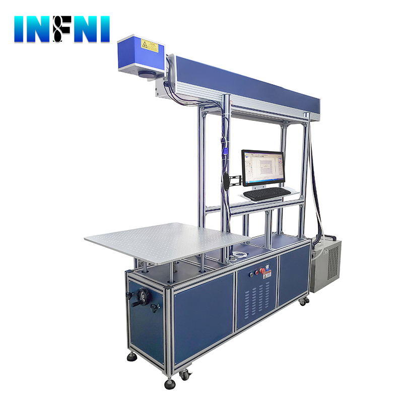 Large Area CO2 Laser Marking Machine for Leather Wood