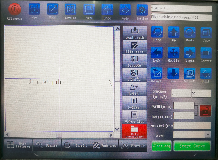 2023 New screen JCZ control card YX-01 Laser printing control system 