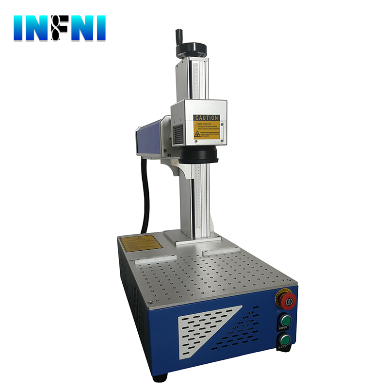30W metal portable fiber laser marking machine