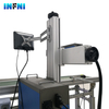 20W flying fiber laser marking machine with conveyor