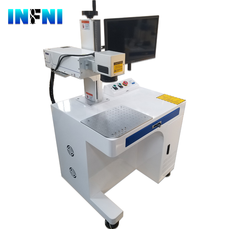  Desktop fiber laser mental marking machine industrial engraving 