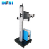 On line UV laser marking machine for glass plastic