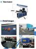 RF mental tube CO2 laser marking machine 600*600mm
